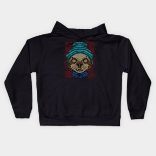 fashion Sloth street art Kids Hoodie